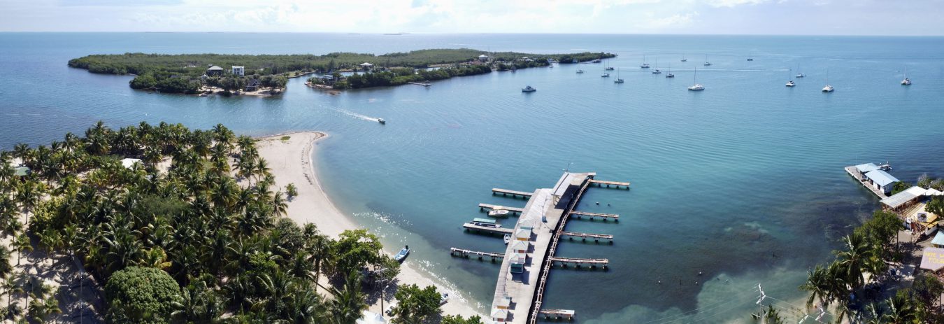 Placencia Belize Travel Guide: A First-Timer's Playbook 1 MeMe's Place - Overhead view of "The Point"